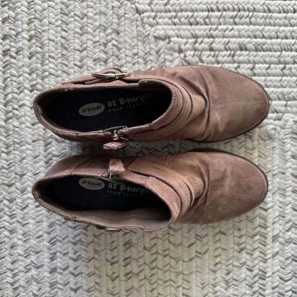 Dr. Scholl’s Suede Buckle Ankle Booties - Picture 3 of 5